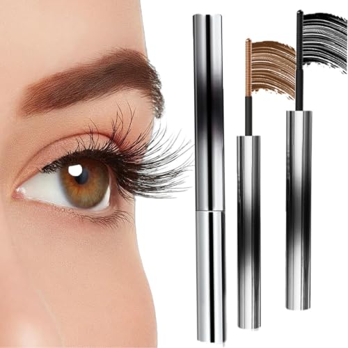 Mascara for Mature Women | Metal Wand, Waterproof, Thinning Lashes (2PC)