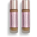 Revolution, Conceal & Define Concealer, Full Coverage & Lightweight, Long-Lasting Matte Finish, Vegan & Cruelty Free, C14 Dark to Deep Skin Tones, 0.14 oz (Pack of 2)