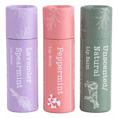 Handmade Beef Tallow Lip Balm Set - Organic & Natural Moisturizer