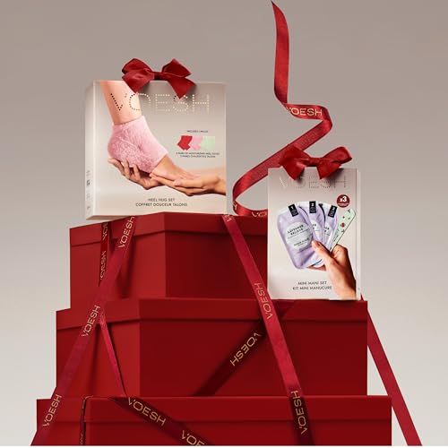 VOESH Mini Mani Gift Set - 3-Step Lavender Hand Care & Manicure Kit