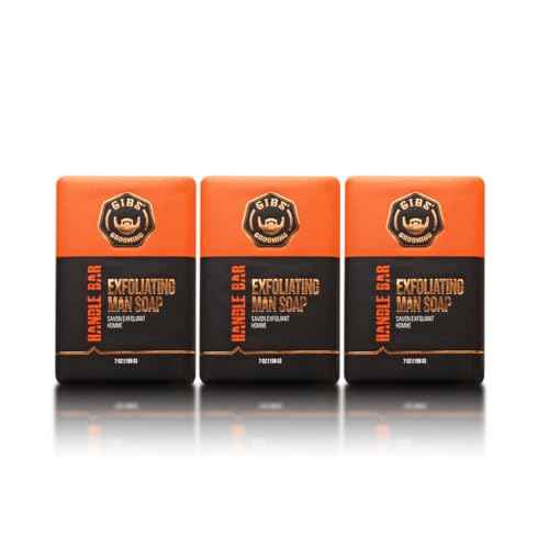 GIBS 7oz Bar Soaps, Long Lasting, Cleansing & Moisturizing