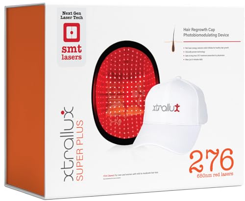 Xtrallux Super Plus Hair Growth Laser Cap - 276 Lasers, FDA Cleared
