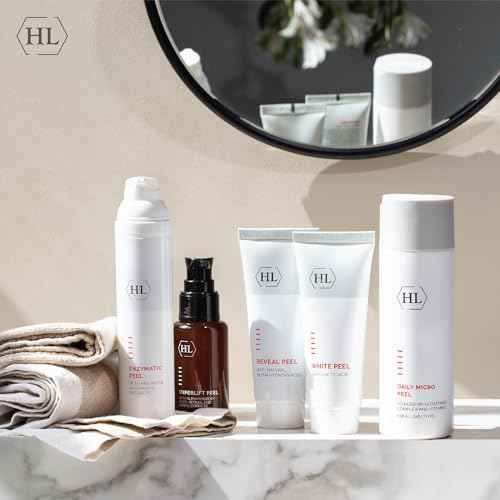 HL Holy Land Cosmetics White Peel with Lactic Acid. Lactolan Gentle Peeling Removes Dead Skin Cells for Fresh, Youthful Look. Adds Moisture to Dried, Damaged Skin