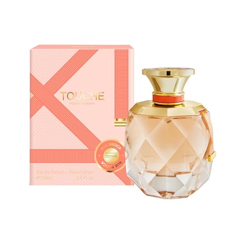 Rue Broca Touche Pour Femme Eau de Parfum, 3.4 Fl. Oz ? Fruity Floral Fragrance with a Touch of Spice