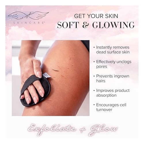 Bikini Exfoliating Scrub Mitt for Ingrown Hair & Razor Bump Treatment
