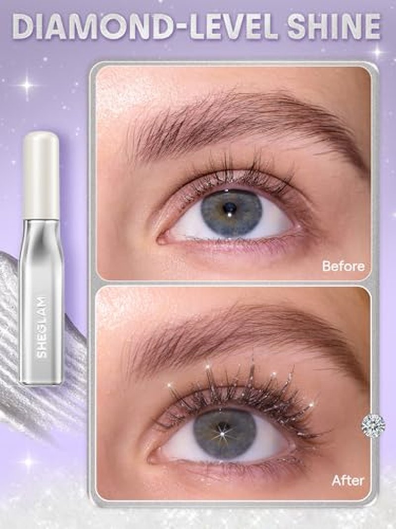 SHEGLAM Crystal Gaze Glitter Mascara - Waterproof & Long-lasting