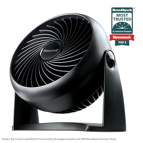 Honeywell HT-900 TurboForce Air Circulator Fan Black, Small