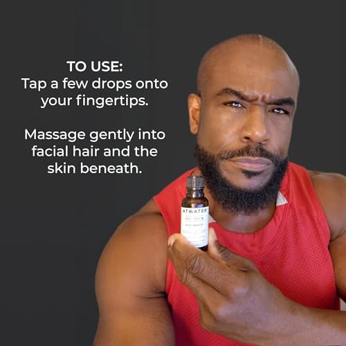 ATWATER Smooth Target 5-in-1 Beard Oil, Men's Beard Conditioner with Argan Oil and Lavender, Hydrates and Softens Facial Hair - .34 oz
