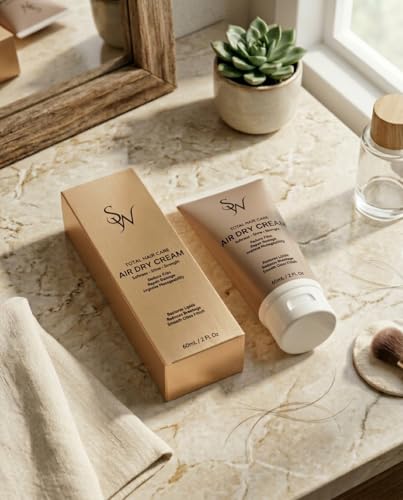 Swag Air Dry Hair Cream with Natural Oils & Vitamins, Frizz Control, Shine, 60ml