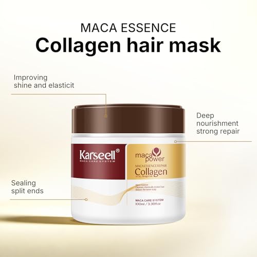 Karseell Travel Hair Care Set with Collagen Mask 3-Piece