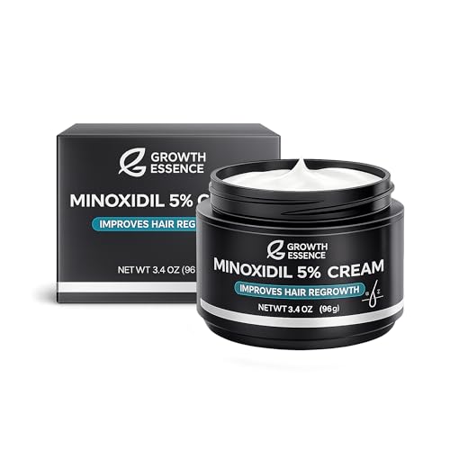 Minoxidil 5% Cream with Biotin & Caffeine for Hairline & Beard