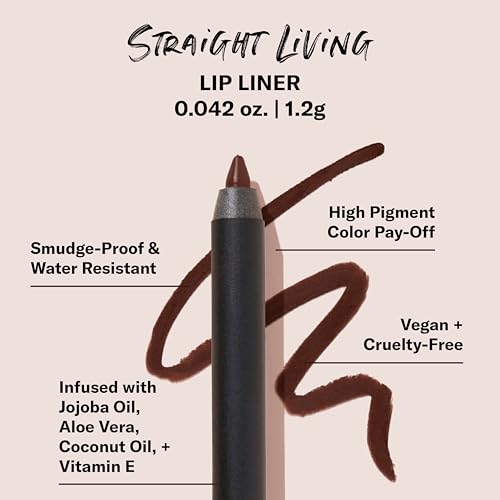The Lip Bar Deep Brown Lip Liner - Creamy, Smudge Proof
