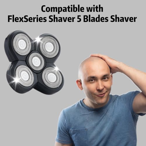 3PCS Fre*bi*d Shaver Heads - Freedom Fle*Seri*s Replacement Blades for Bald Men