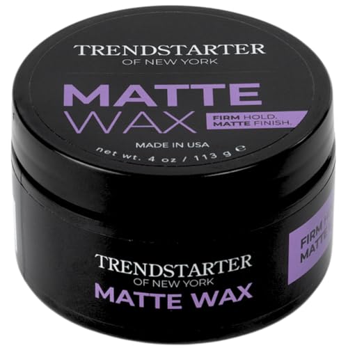 Matte Wax Hair Pomade - 4oz Firm Hold Styling Wax