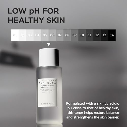 SKIN1004 Tone Balancing Boosting Toner, Korean Face Toner for Dark Spot, Centella Toner with Niacinamide & MadeWhite, Gentle Exfoliating, Radiant Skin, Daily Korean Skin Care, 7.10 fl.oz / 210ml