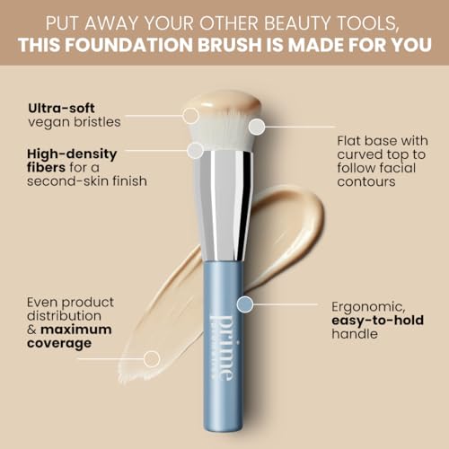 PrimeSkin Liquid Foundation Brush for Mature Skin