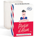 Alum Block for Shaving Alum Stone for Face, Natural Mineral Bar | Soothing Grooming Stone for After Shave, Deodorant Use & Wet Shaving | Soothes Razor Burn Vegan Made in France 75g