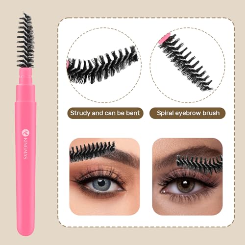 KINGMAS 10Pcs Tweezers Set for Women Facial Hair, Precision Tweezer for Eyebrows with Curved Scissor and Eyebrow Razor for Ingrown Hair with Case