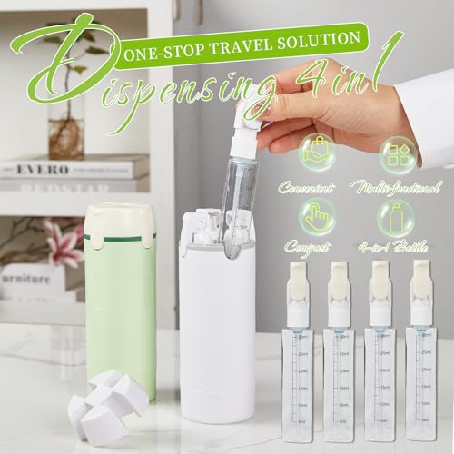 4-in-1 Travel Dispenser Bottle – Leak Proof Refillable