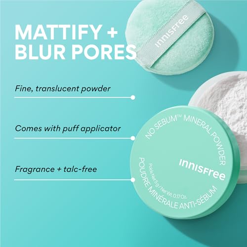 innisfree No Sebum Matte Mineral Powder | Oil Control
