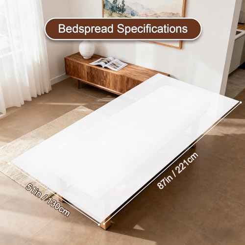Reusable Massage Table Sheets, 87" x 51" Waterproof Massage Bed Cover PVC Wax Mat Pad Esthetician Bed Covers for Therapy Tattoo Beauty Salon SPA (White 2pcs)