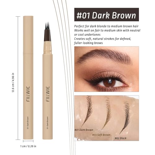 Eyebrow Pomade Kit 2-Pack Waterproof Brow Color – Dark Brown & Taupe