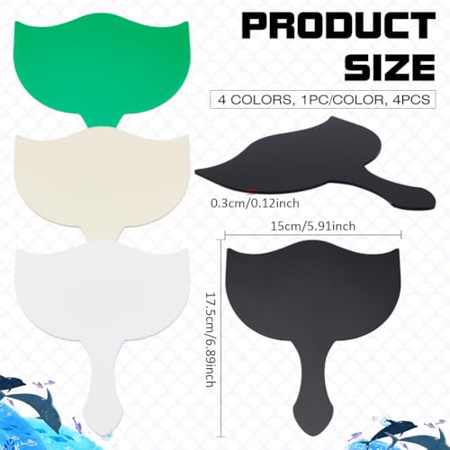 Acrylic Eyelash Display Board with Handle - 4 Colors