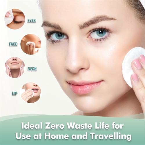 wegreeco 40 Pack Reusable Makeup Remover Pads, Washable Cotton Rounds