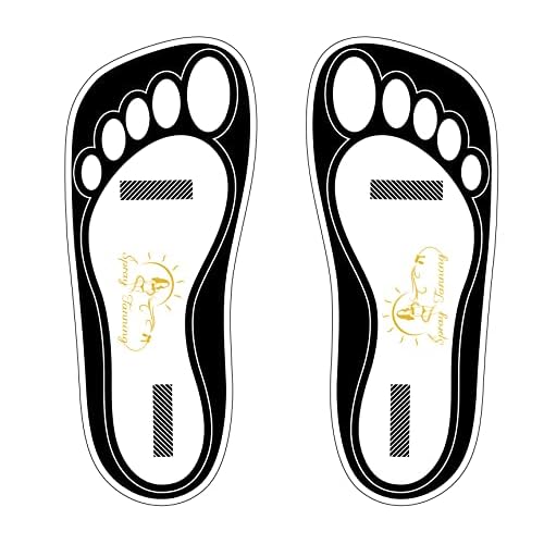 60Pairs(120Feets) Disposable Stick Spray Tanning Feet Pads Perfect for preventing spray tan solution,Deluxe & Hygienic Spray Tan Feet Pads-Ideal for Salons and Spas or Home,Easy to Apply