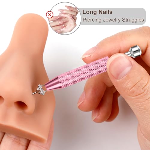 Piercing Ball Grabber Tool - Stainless Steel Earring Applicator