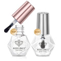 Modelones Clear Base and Top Coat Nail Polish Set - Quick Dry, High Gloss