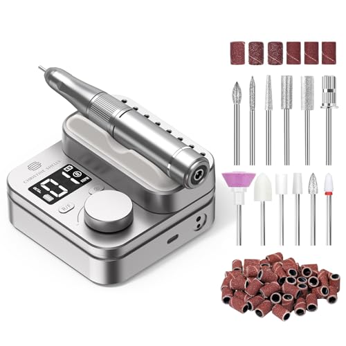 CHRISTINE SHELLY Rechargeable Nail Drill - 35000 RPM Efile Kit