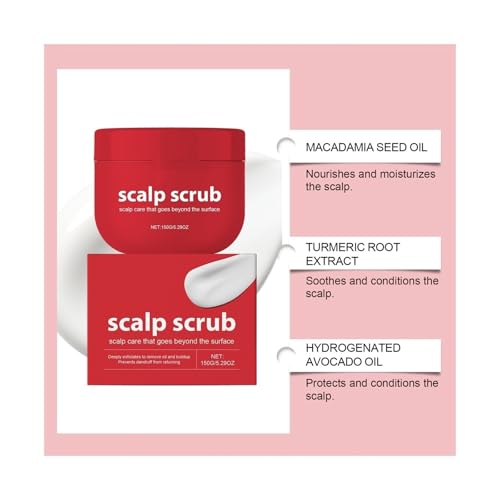 Avocado Oil Scalp Scrub for Intense Moisturization