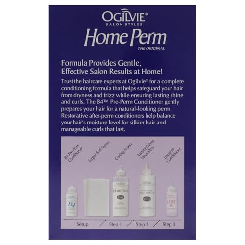 Ogilvie Salon Styles Home Perm Kit for Women & Men
