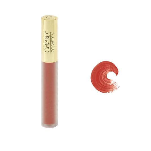 Gerard Cosmetics HydraMatte Liquid Lipstick Sedona | Warm Red Lipstick with Matte Finish | Long Lasting and Non-Drying | Super Pigmented Fully Opaque Lip Color