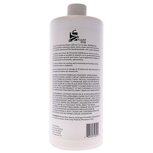 Super Star 50 Volume Cream Peroxide Developer - 32 oz