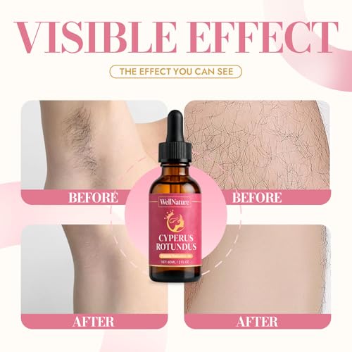Cyperus Root Hair Removal Oil - Natural Body Hair Inhibitor