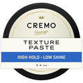 Cremo Texture Paste for Men - Barber Grade Hair Styling, 3.4 Oz
