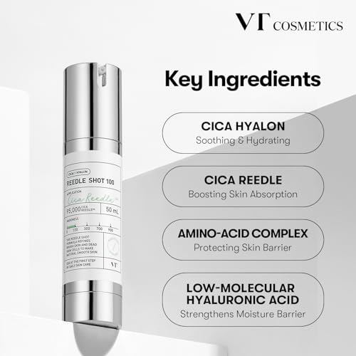 VT COSMETICS Bundle Reedle Shot 100 (1.69 oz. / 50ml) and Daily Soothing Mask (30pcs)