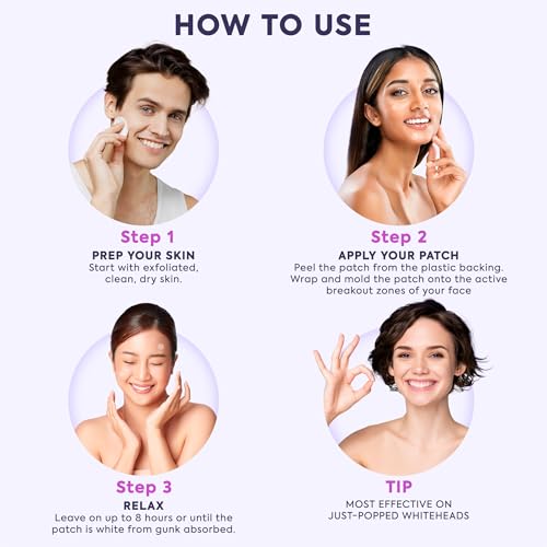 LivaClean 330 Hydrocolloid Pimple Patches with Salicylic Acid