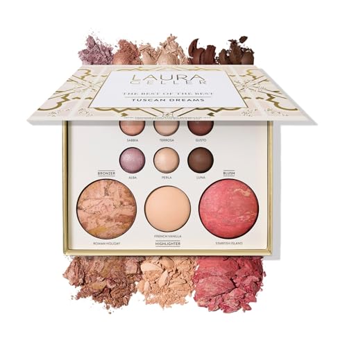 Laura Geller Tuscan Dreams Baked Palette - 12 Piece Full Face Makeup Set