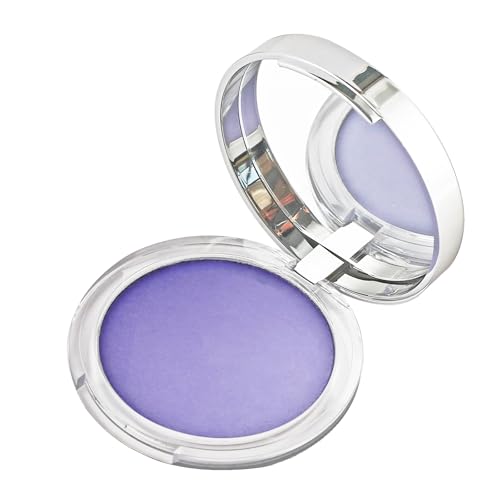 Lavender Oil Control Face Pressed Powder Pore-minimizing Makeup Primer for All Skin Tones, Matte Finish, Pre-makeup Base and Setting