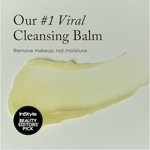 True Botanicals Ginger Turmeric Cleansing Balm - Hydrating Makeup Remover for Sensitive Skin
