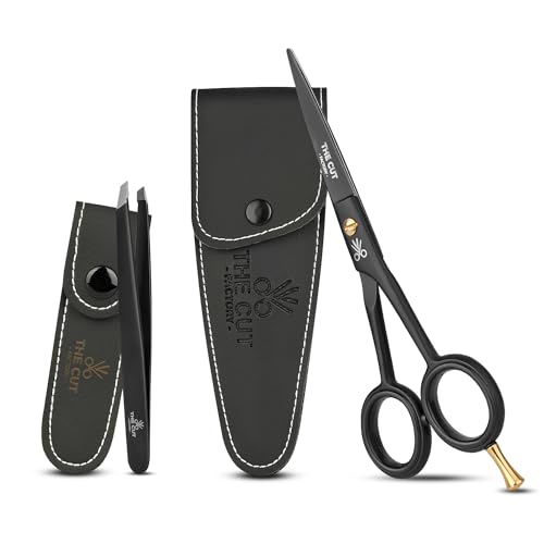 The Cut Factory- Hair Scissors and Barber Scissors Professional- 6 Inches Finest Stainless Steel Hair Cutting Scissors with Smooth Razor Edge Blades -Use for Salon & Personal Use