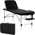 Portable Massage Table 3-Fold Aluminum Spa Bed Height Adjustable