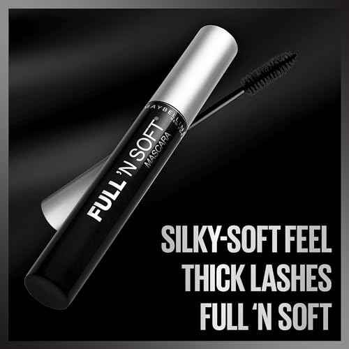 Maybelline Full 'N Soft Waterproof Mascara, Very Black, 1 Count