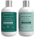 Kerotin Hair Growth Shampoo & Conditioner Set with Rosemary Oil & Biotin - Natural, Sulfate-Free, Made in USA
