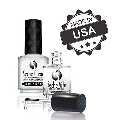 Seche Clear Base Coat & Seche Vite Fast Dry Top Coat Duo Set