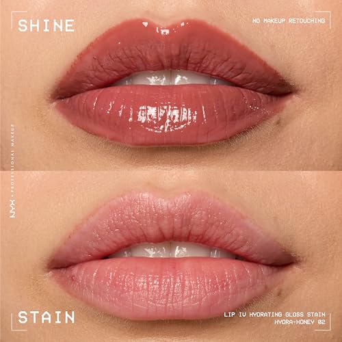 NYX Lip IV Hydrating Glossy Lip Stain - Hydra Honey
