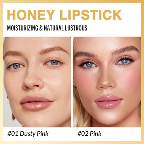 Tinted Lip Balm 2 Pack - Dusty Pink & Pink Hydrating